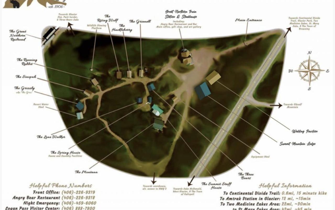 Summit Mountain Lodge And Steakhouse East Glacier Park Village المظهر الخارجي الصورة
